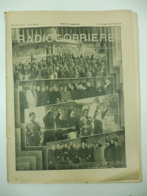 Radiocorriere. Settimanale dell'Ente Italiano audizioni radiofoniche, anno IX, n. 24